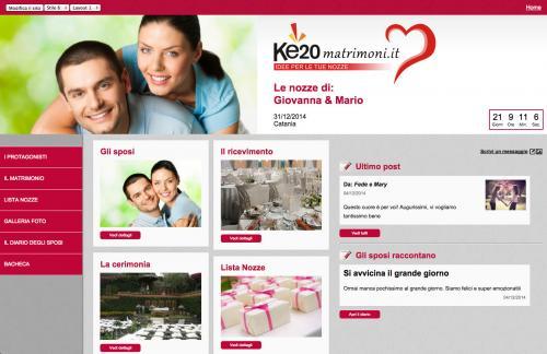 Ke20 matrimoni, organizzazione matrimoni a Catania